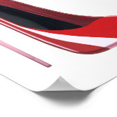 Champagne Flute Red Stiletto Shoe Art Poster (Hoek)