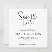 Champagne Flutes Save the Date (Voorkant)