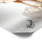 Champagne fountain - Gen AI Poster (Hoek)