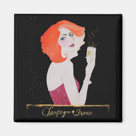 Champagne France, Magnet (Voorkant)