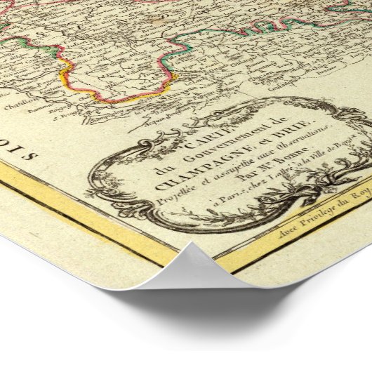 Champagne, Frankrijk Poster (Hoek)