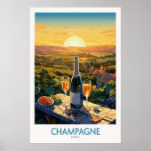 Champagne Frankrijk Poster (Voorkant)