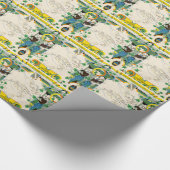 Champagne, Franse  kaart Cadeaupapier (Hoek)