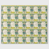 Champagne, Franse  kaart Cadeaupapier (Vlak)