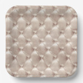  Champagne Glam Vrijgezellenfeest bruiloft Papieren Bordje (Voorkant)