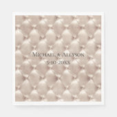  Champagne Glam Vrijgezellenfeest bruiloft Servet (Voorkant)