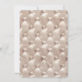 Champagne Glam Vrijgezellenfeest Kaart (Achterkant)