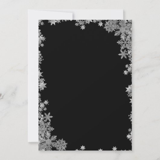 Champagne Glas Roze Kerstman Kerst Bedrijf Kaart (Achterkant)