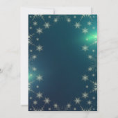 Champagne Glas Vakantie Cocktails Kerstmis Kaart (Achterkant)