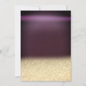 Champagne Glass Balloons Glitter Gold Retirement Kaart (Achterkant)