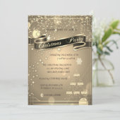 Champagne Glass Tree Company Party Kaart (Staand voorkant)