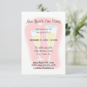 Champagne Glasses - 3x5 Nieuwjaarsfeest Kaart (Staand voorkant)