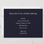 Champagne Glasses and Bucket Holiday Party Kaart (Achterkant)