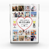 Champagne Glasses Anniversary Photo Block Fotoblokken (Voorkant)