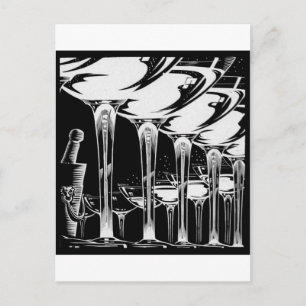 Champagne Glasses Briefkaart
