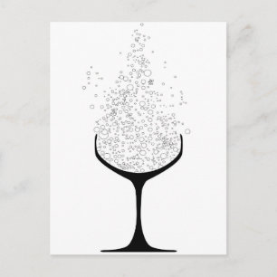 Champagne Glasses Briefkaart