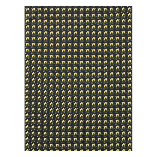 Champagne Glasses for New Year Eve Party Tafelkleed (Voorkant)