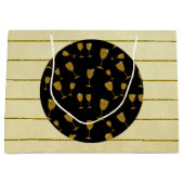 Champagne Glasses, Gift Bag - Large, Glossy Groot Cadeauzakje (Voorkant)