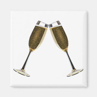 Champagne Glasses Magneet