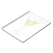 Champagne Glasses Notitieboek (Linkerzijde)