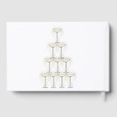 Champagne Glasses Simple Wedding Gastenboek (Achterkant)
