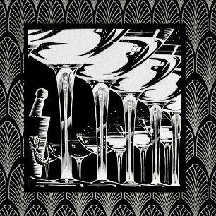 Champagne Glasses Vierkante Button 5,1 Cm