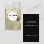 Champagne Glasses Visitekaartje (Voorkant / Achterkant)