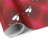 Champagne Glasses Wrapping Paper Cadeaupapier (Rol Hoek)