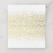 Champagne glazen bruiloft gast plaats kaarten plaatskaartje (Binnenkant ongevouwen)