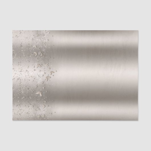 Champagne Glitter Vlinder Fladder Sweet 16 Feest Tissuepapier (Voorkant)