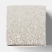 Champagne Glittery Bruiloft Favor Gift Box Bedankdoosjes (Bovenkant)