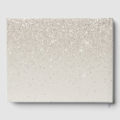 Champagne Glittery Wedding Guest Book Gastenboek