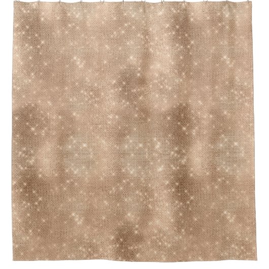 Champagne Glitz Douchegordijn (Voorkant)