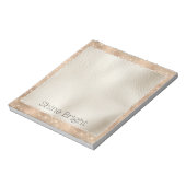 Champagne Glitzy Glam Sparkle Notitieblok (Linkerzijde)