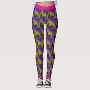 Champagne Glow Gradient Leggings. Leggings