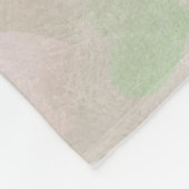 Champagne Glow Hearts Fleece Deken (Hoek)