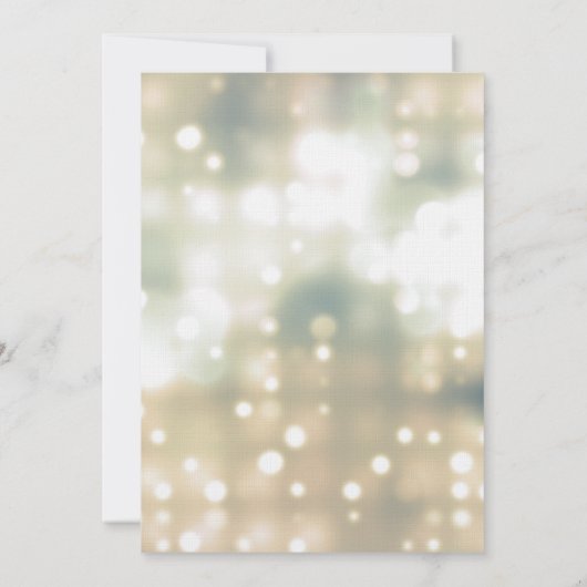 Champagne Glow vrijgezellenfeest uitnodiging (Achterkant)