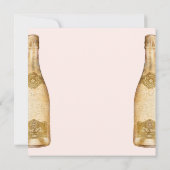 Champagne Gold & Blush Square Engagement Party (Achterkant)