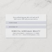 Champagne Gold Bokeh Aanbevelingskaartje (Achterkant)