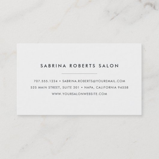 Champagne Gold Bokeh | Klant Klantenkaartje (Achterkant)