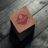 Champagne gold calligraphy romantic weeding kartonnen onderzetters