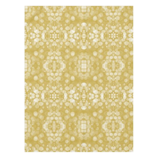 CHAMPAGNE GOLD- EN WITTE BUBBELS TAFELKLEED (Voorkant)