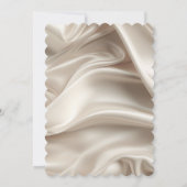  Champagne Gold Faux Satin Vrijgezellenfeest Kaart (Achterkant)