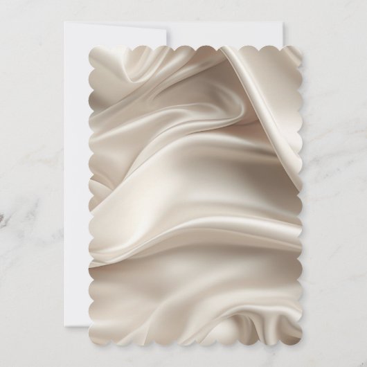  Champagne Gold Faux Satin Vrijgezellenfeest Kaart (Achterkant)