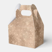 Champagne Gold Glam Sparkle Glitz Bedankdoosjes (Achterkant)
