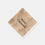 Champagne Gold Glam Sparkle Glitz Servet (Hoek)