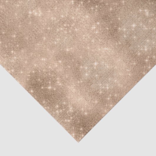 Champagne Gold Glam Sparkle Glitz Tissuepapier (Detail)