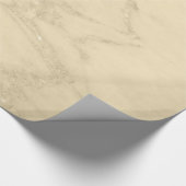 Champagne Gold Glitter Marble Glossy Cadeaupapier (Hoek)