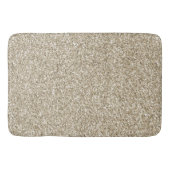 Champagne Gold Glitzy Glitter Badmat (Voorkant)