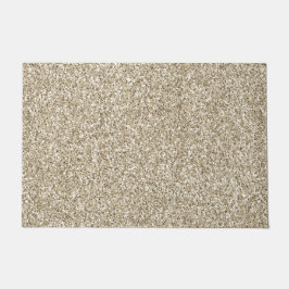 Champagne Gold Glitzy Glitter Deurmat